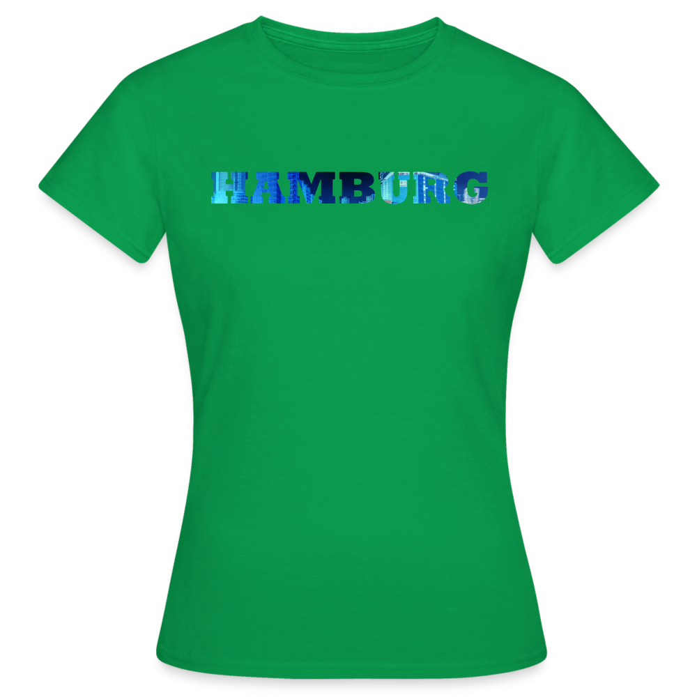 T-Shirt Ladies Hamburg "Panorama Bold" - kelly green