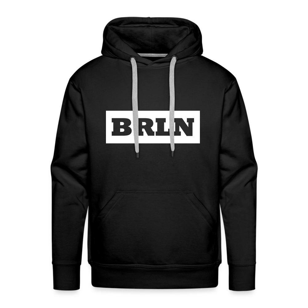 Hoodie Berlin "BRLN" Bright Edition - Schwarz