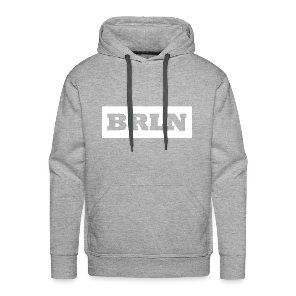 Hoodie Berlin "BRLN" Bright Edition - Grau meliert