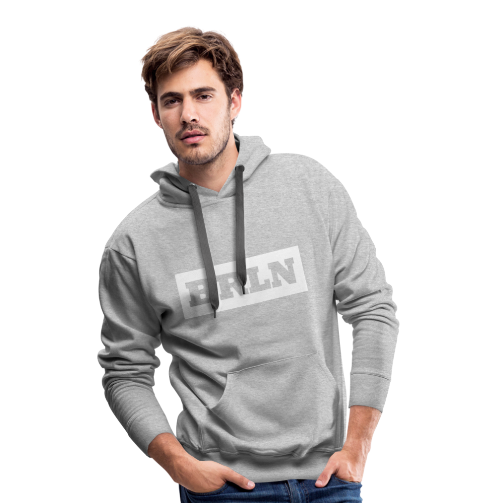 Hoodie Berlin "BRLN" Bright Edition - Grau meliert