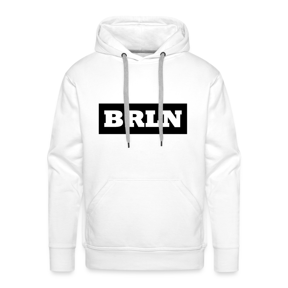 Hoodie Berlin "BRLN" Dark Edition - Weiß
