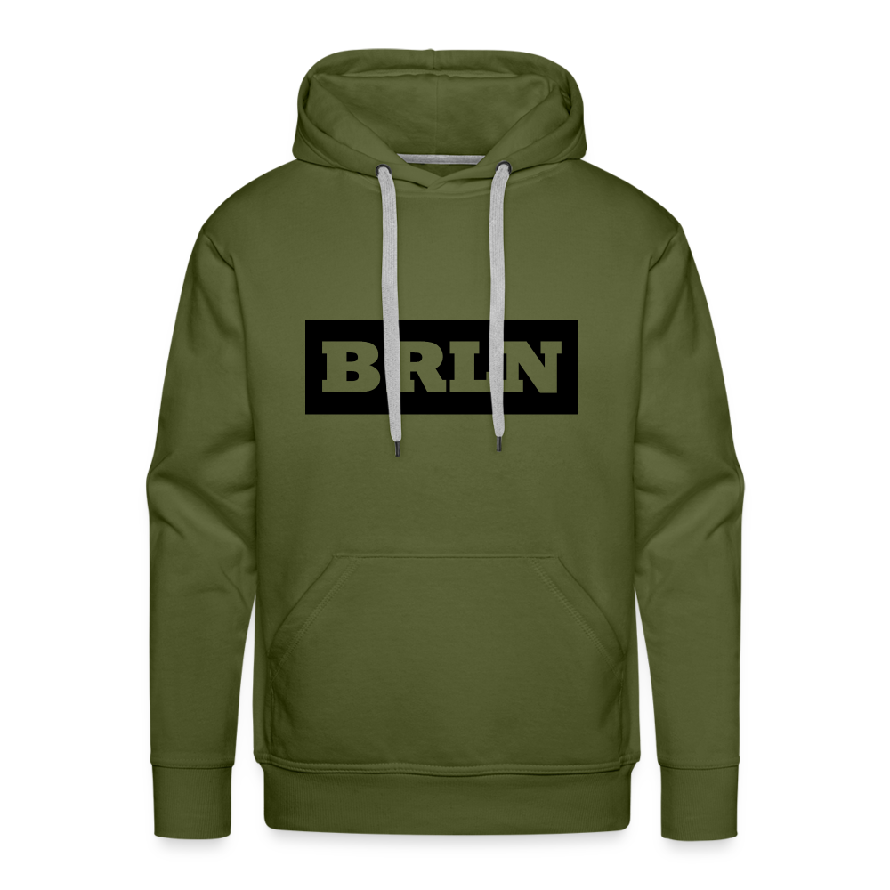 Hoodie Berlin "BRLN" Dark Edition - Olivgrün