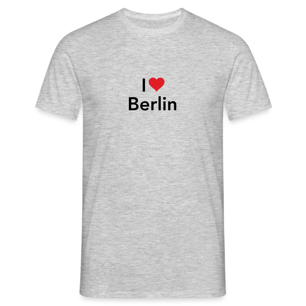 T-Shirt "I Love Berlin" - Grau meliert