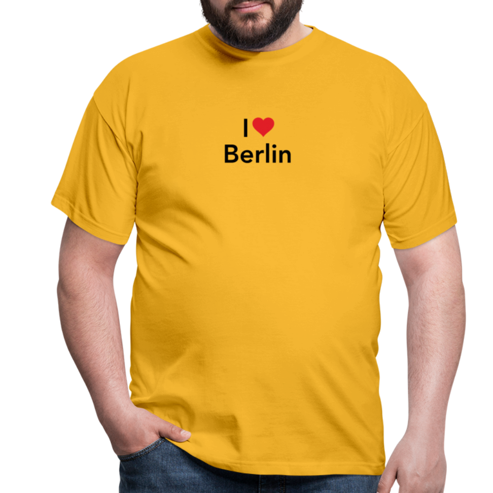 T-Shirt "I Love Berlin" - Gelb