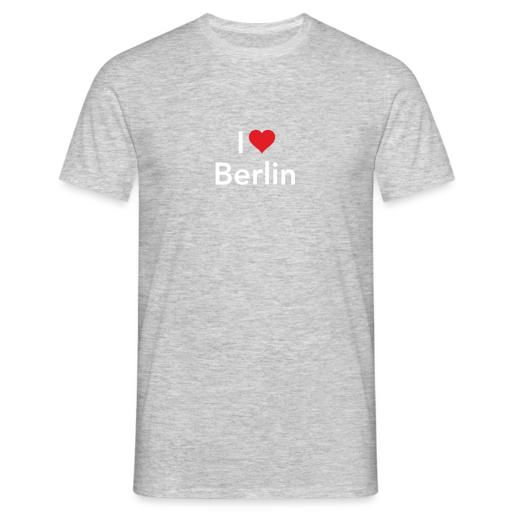 T-Shirt "I Love Berlin" Bright Edition - Grau meliert