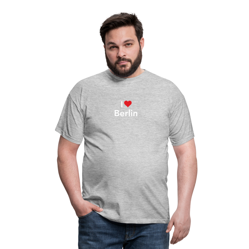 T-Shirt "I Love Berlin" Bright Edition - Grau meliert