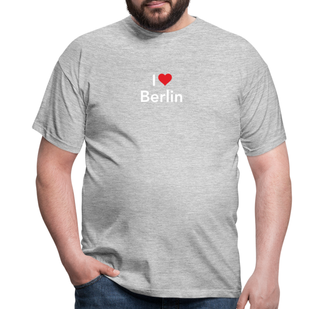 T-Shirt "I Love Berlin" Bright Edition - Grau meliert