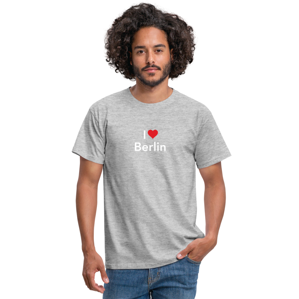 T-Shirt "I Love Berlin" Bright Edition - Grau meliert