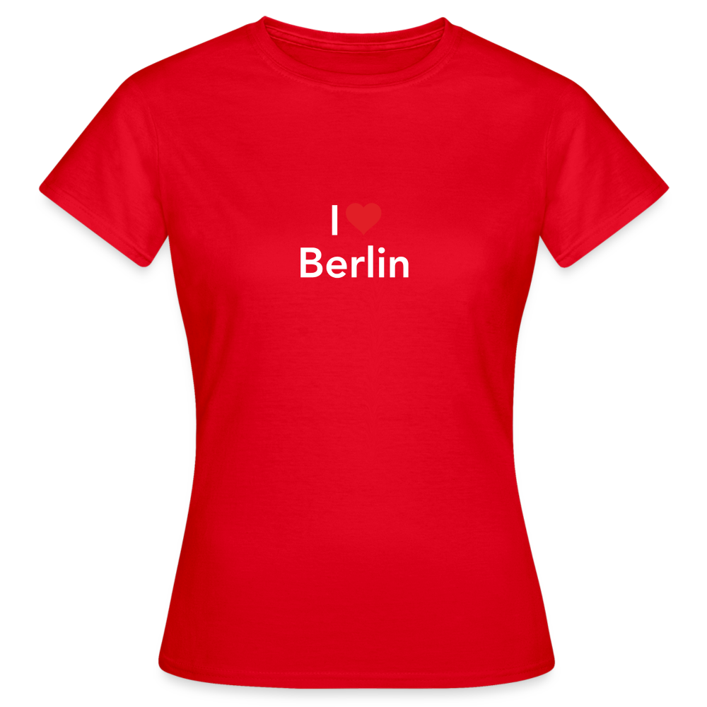 T-Shirt Ladies "I Love Berlin" Bright Edition - Rot