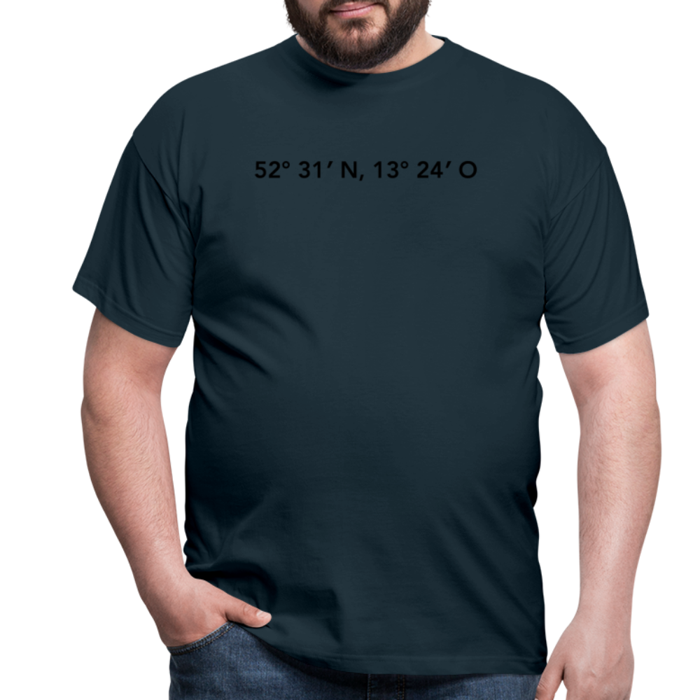 T-Shirt Berlin "GPS" - Navy
