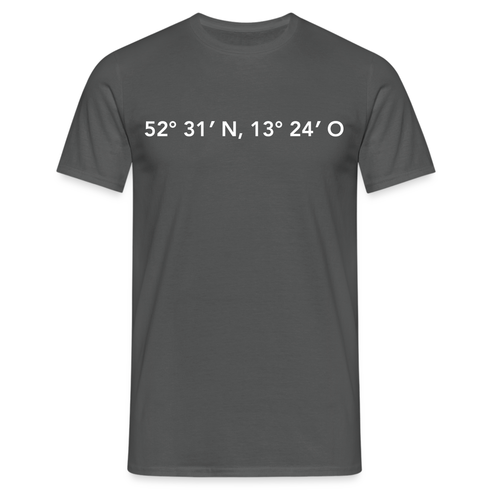T-Shirt Berlin "GPS" Bright Edition - Anthrazit