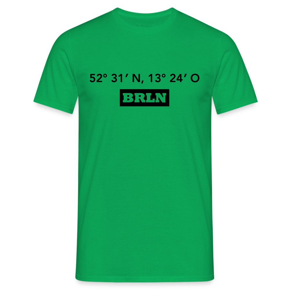 T-Shirt Berlin "BRLN GPS" - Kelly Green