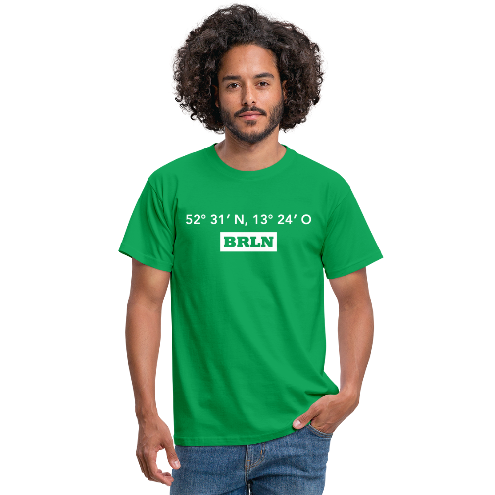 T-Shirt Berlin "BRLN GPS" Bright Edition - Kelly Green