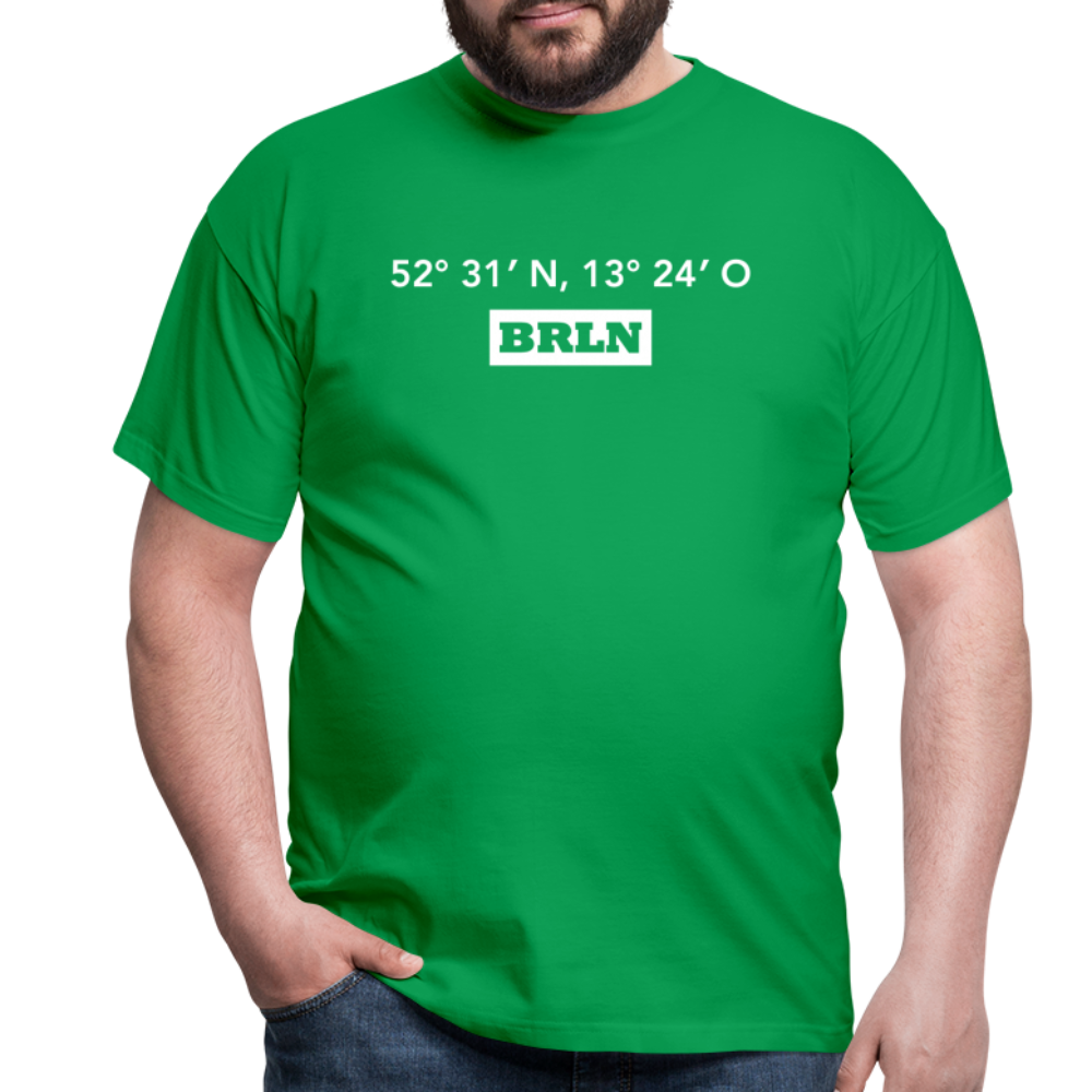 T-Shirt Berlin "BRLN GPS" Bright Edition - Kelly Green