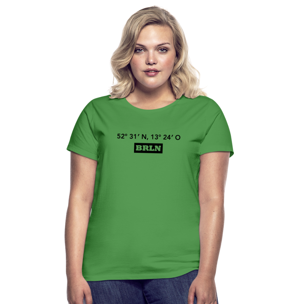 T-Shirt Ladies Berlin "BRLN GPS" - Kelly Green