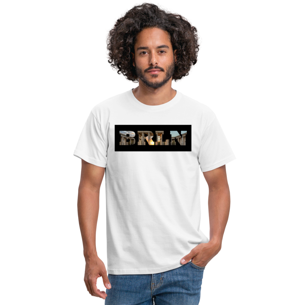 T-Shirt Berlin "BRLN Brandenburger Tor" - Weiß
