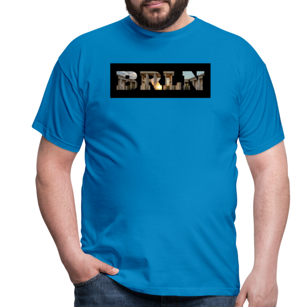 T-Shirt Berlin "BRLN Brandenburger Tor" - Royalblau