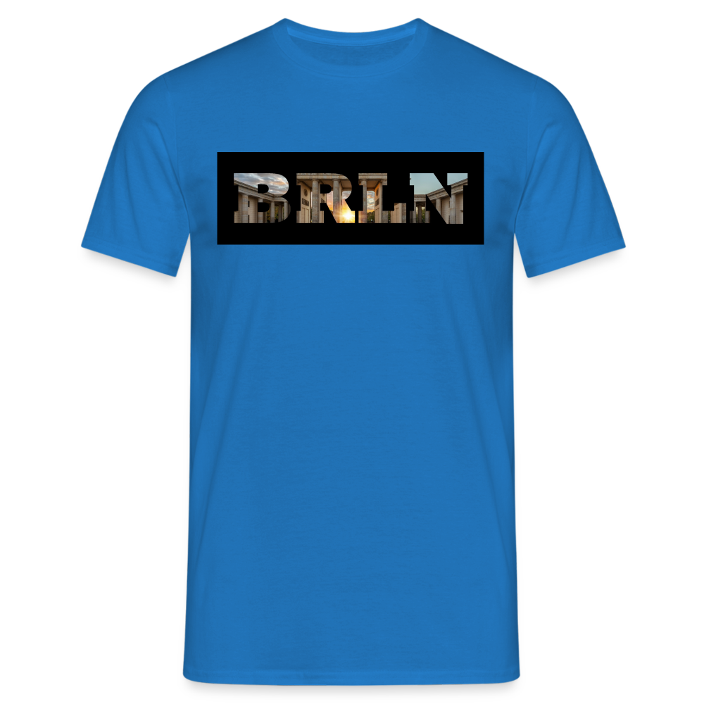 T-Shirt Berlin "BRLN Brandenburger Tor" - Royalblau