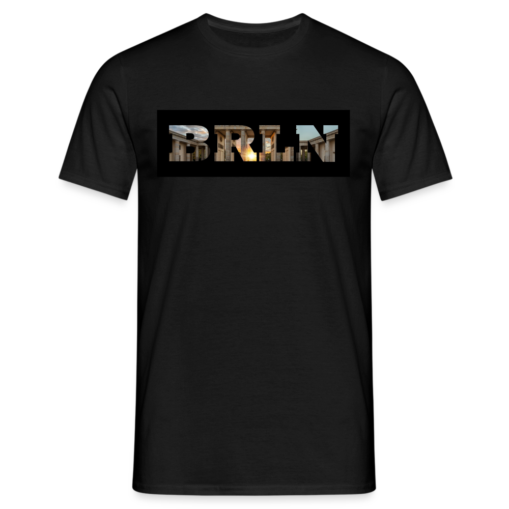 T-Shirt Berlin "BRLN Brandenburger Tor" - Schwarz