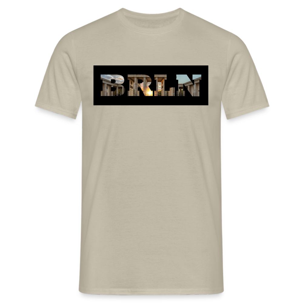 T-Shirt Berlin "BRLN Brandenburger Tor" - Sandbeige