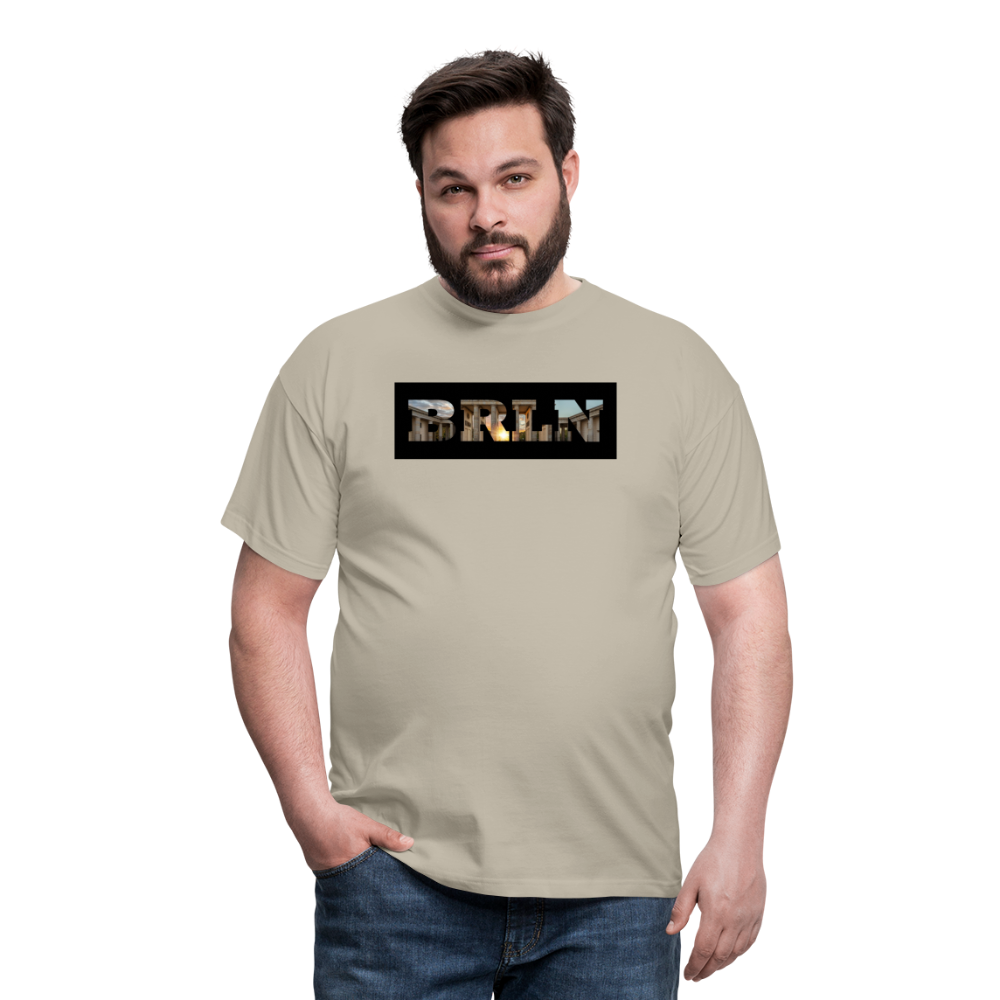 T-Shirt Berlin "BRLN Brandenburger Tor" - Sandbeige