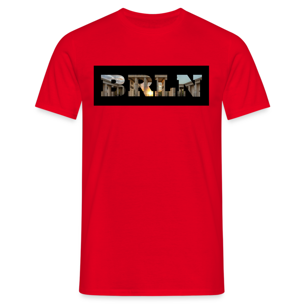 T-Shirt Berlin "BRLN Brandenburger Tor" - Rot
