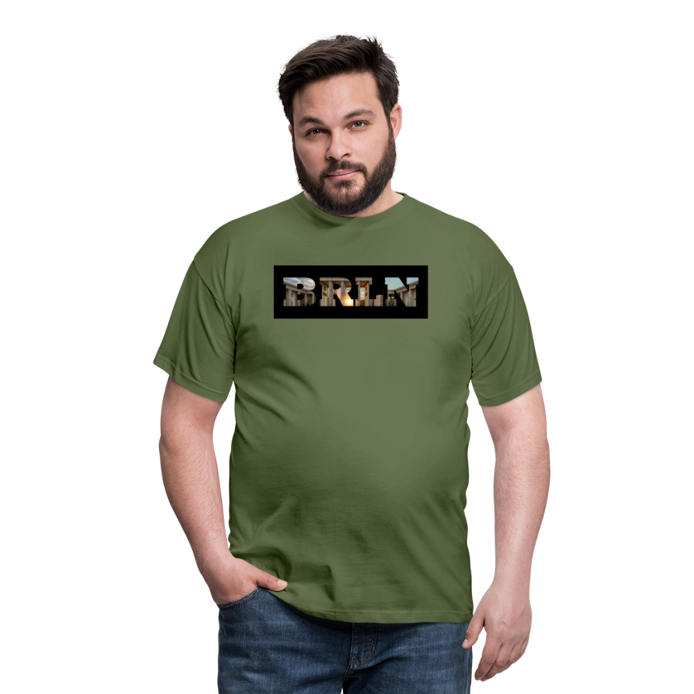 T-Shirt Berlin "BRLN Brandenburger Tor" - Militärgrün