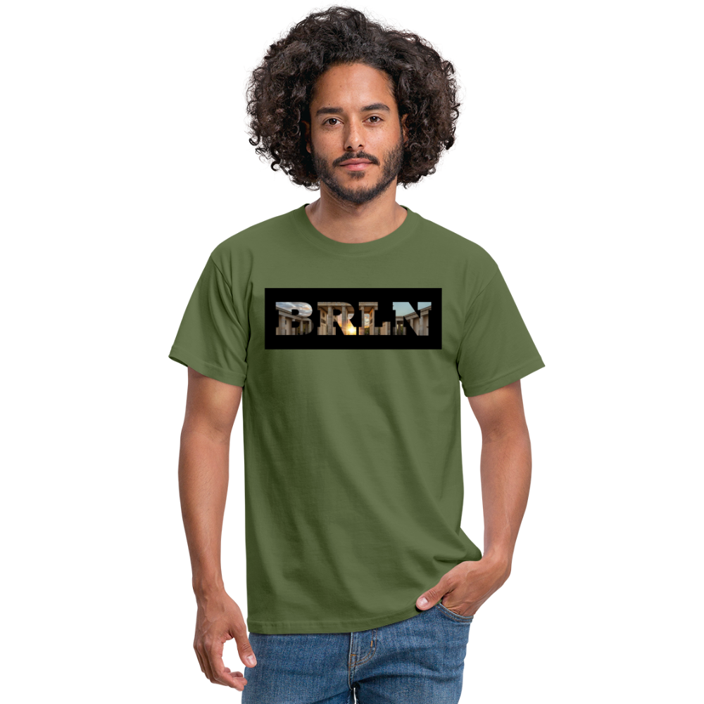 T-Shirt Berlin "BRLN Brandenburger Tor" - Militärgrün
