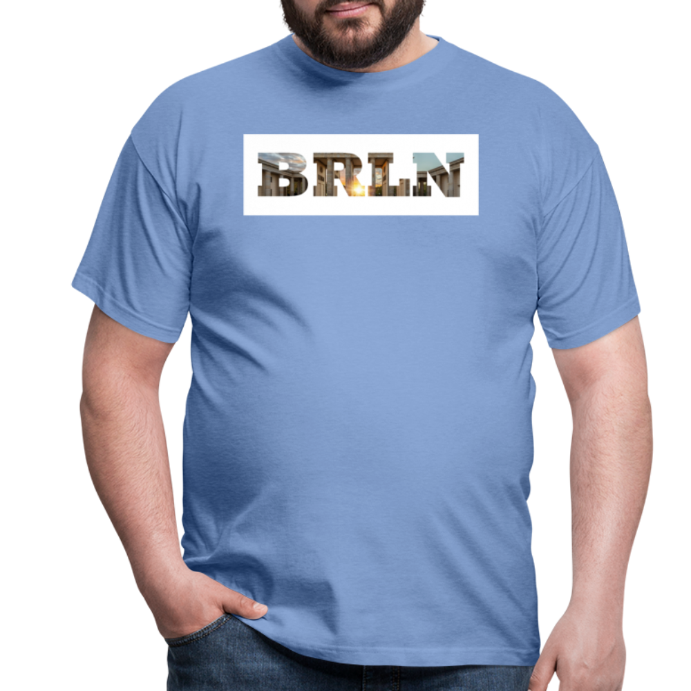 T-Shirt Berlin "BRLN Brandenburger Tor" Bright Edition - carolina blue