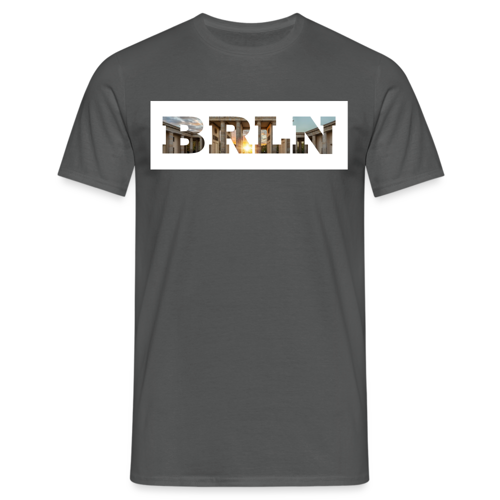 T-Shirt Berlin "BRLN Brandenburger Tor" Bright Edition - Anthrazit