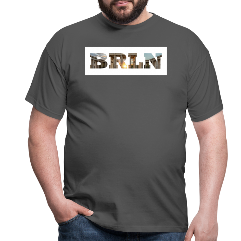 T-Shirt Berlin "BRLN Brandenburger Tor" Bright Edition - Anthrazit