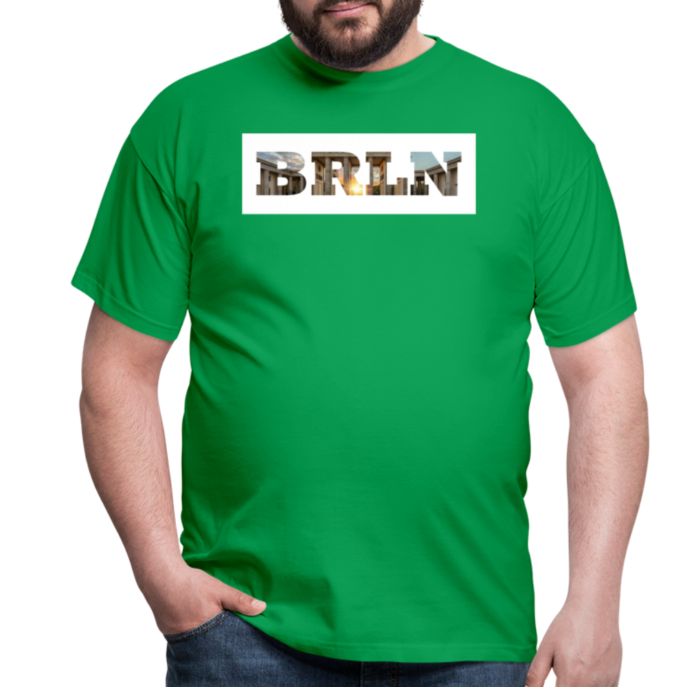 T-Shirt Berlin "BRLN Brandenburger Tor" Bright Edition - Kelly Green