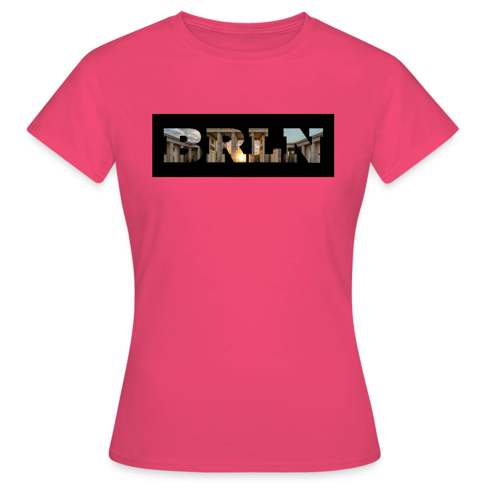 T-Shirt Ladies Berlin "BRLN Brandenburger Tor" - Azalea