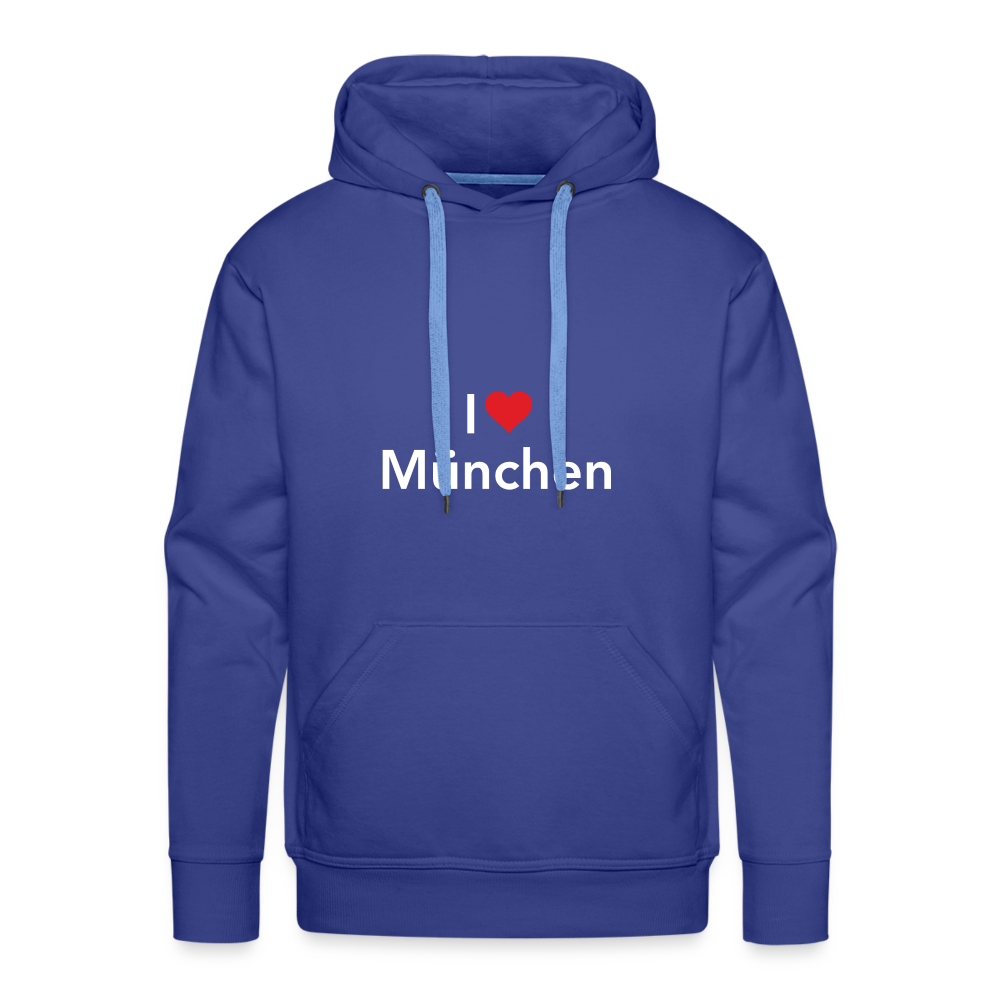 Hoodie "I Love München" Bright Edition - Königsblau