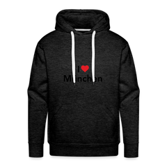 Hoodie "I Love München" Dark Edition - Anthrazit