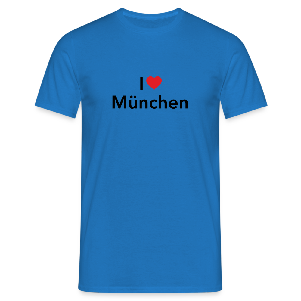 T-Shirt "I Love München" - Royalblau
