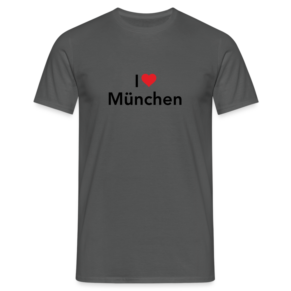 T-Shirt "I Love München" - Anthrazit