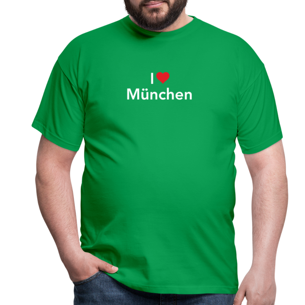 T-Shirt "I Love München" Bright Edition - Kelly Green