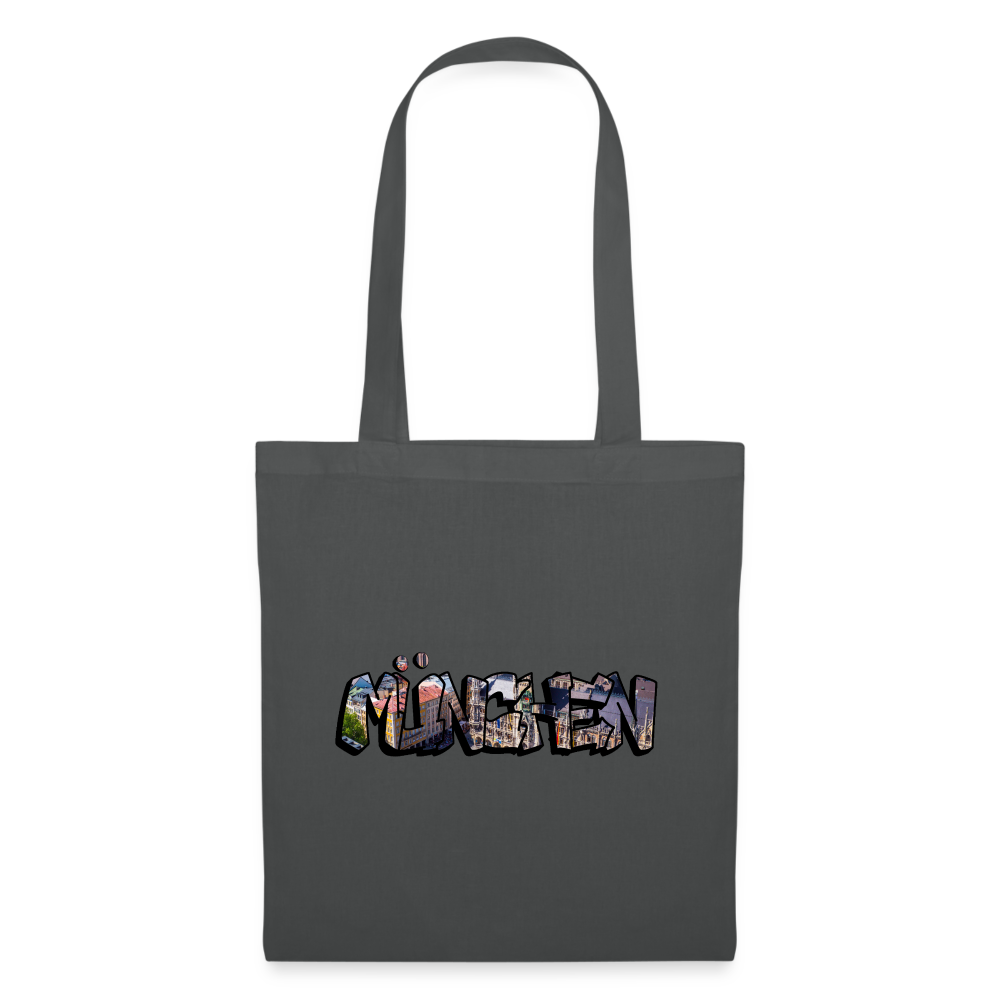 Tote Bag München "Graffiti" - Graphite