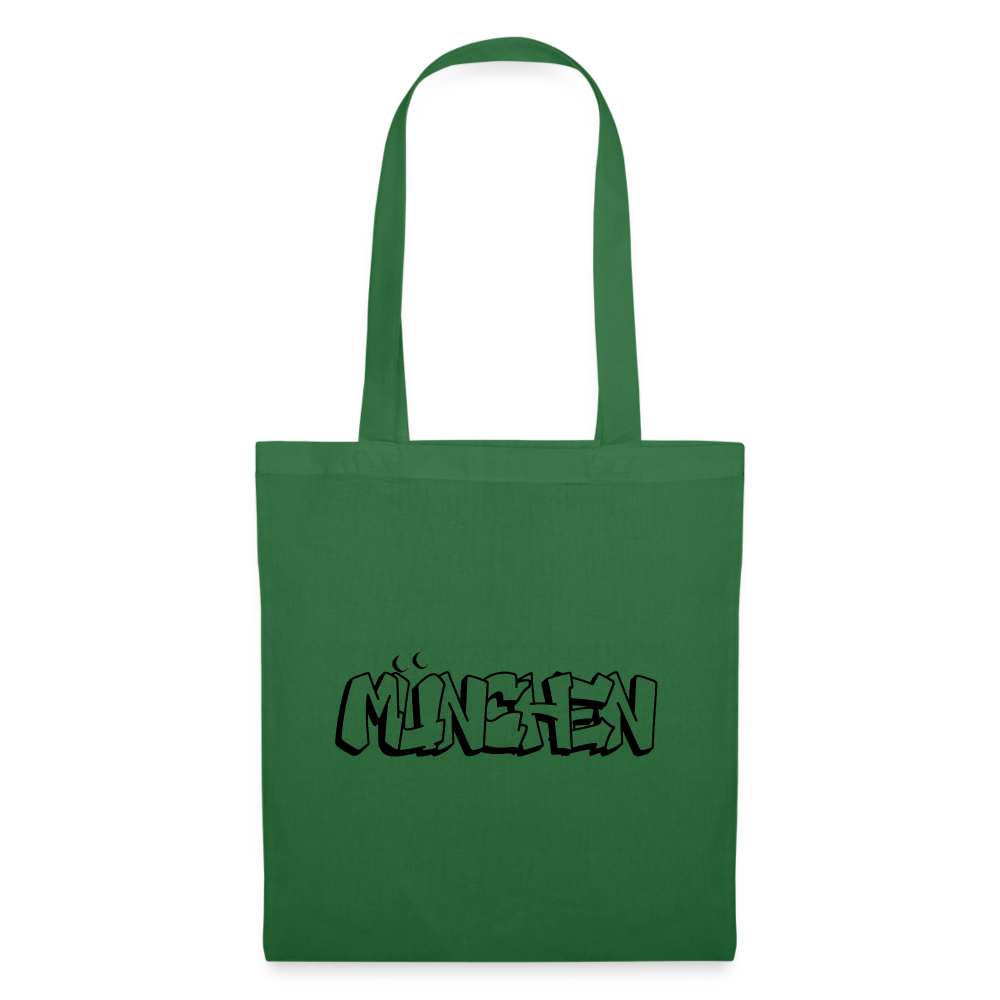 Tote Bag München "Graffiti Black" - Fichte