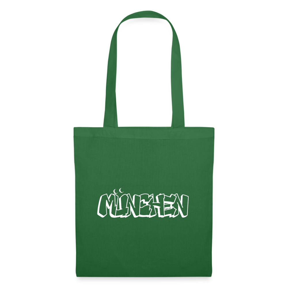 Tote Bag München "Graffiti White" - Fichte