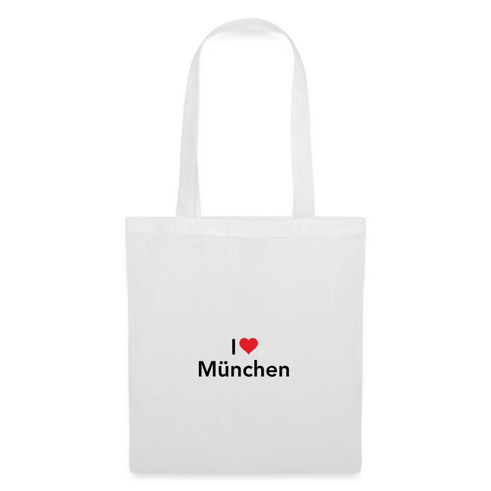 Tote Bag "I Love München" Bright Edition - Weiß