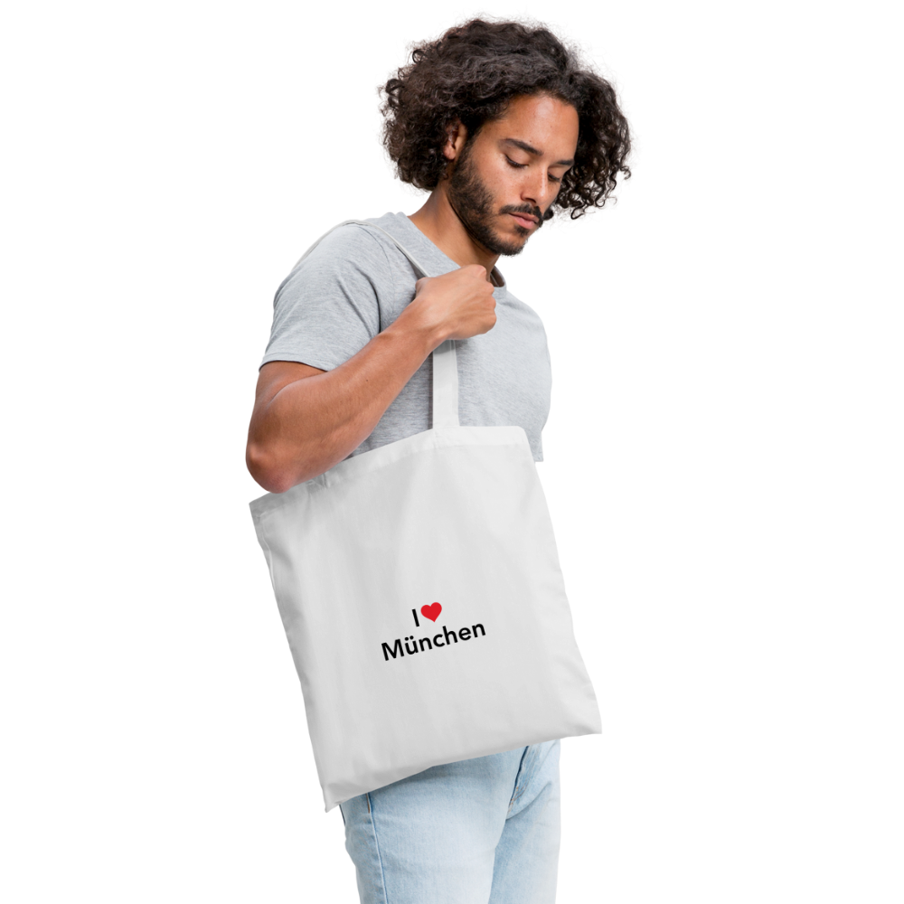 Tote Bag "I Love München" Bright Edition - Weiß