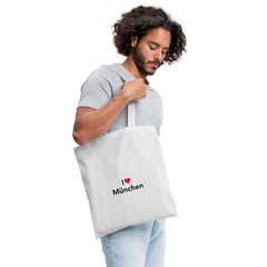 Tote Bag "I Love München" Bright Edition - Weiß