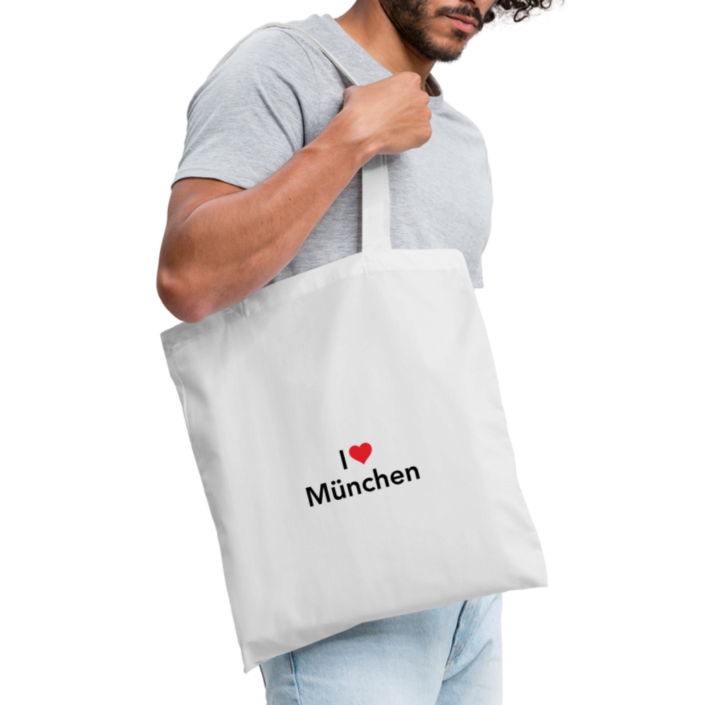 Tote Bag "I Love München" Bright Edition - Weiß