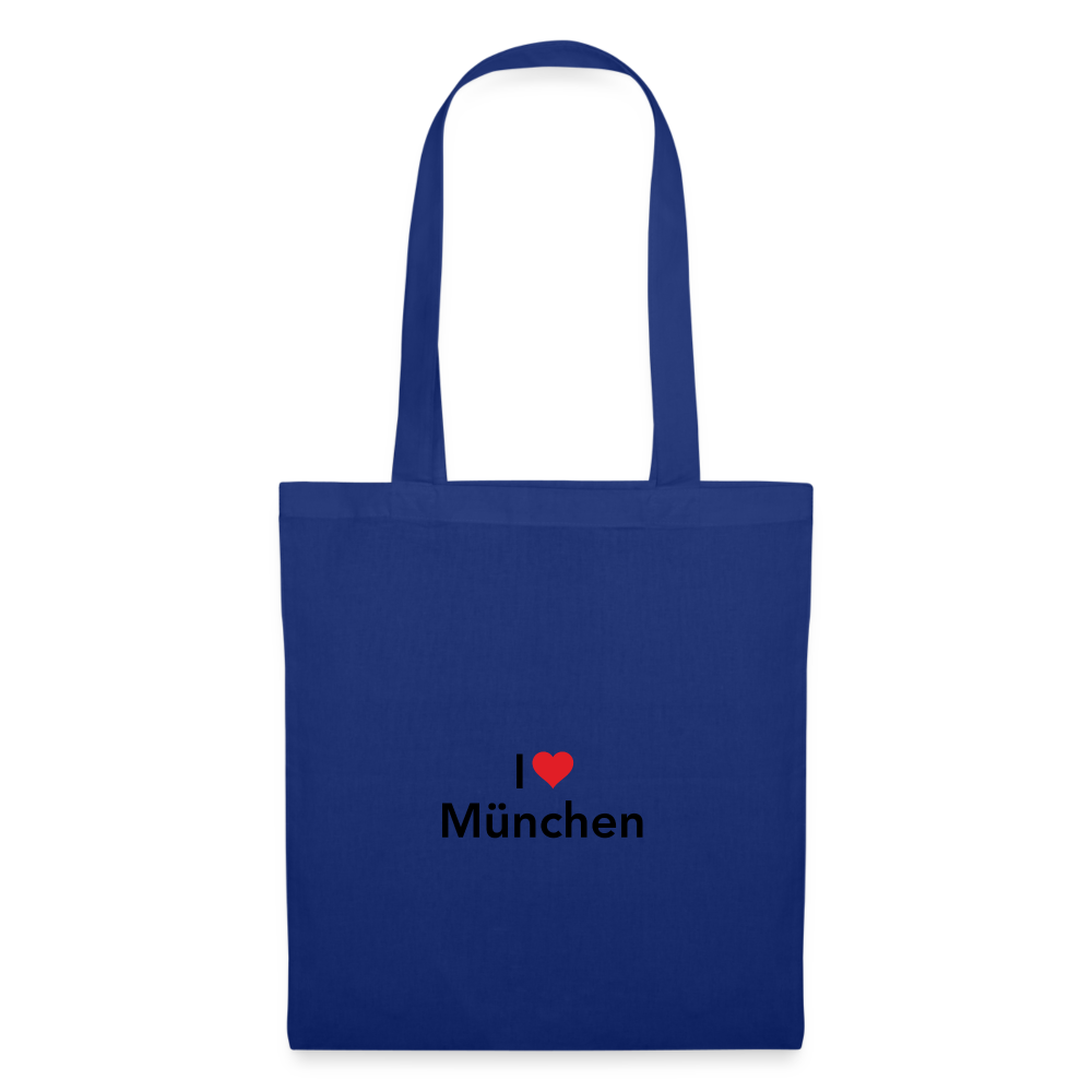 Tote Bag "I Love München" Bright Edition - Royalblau