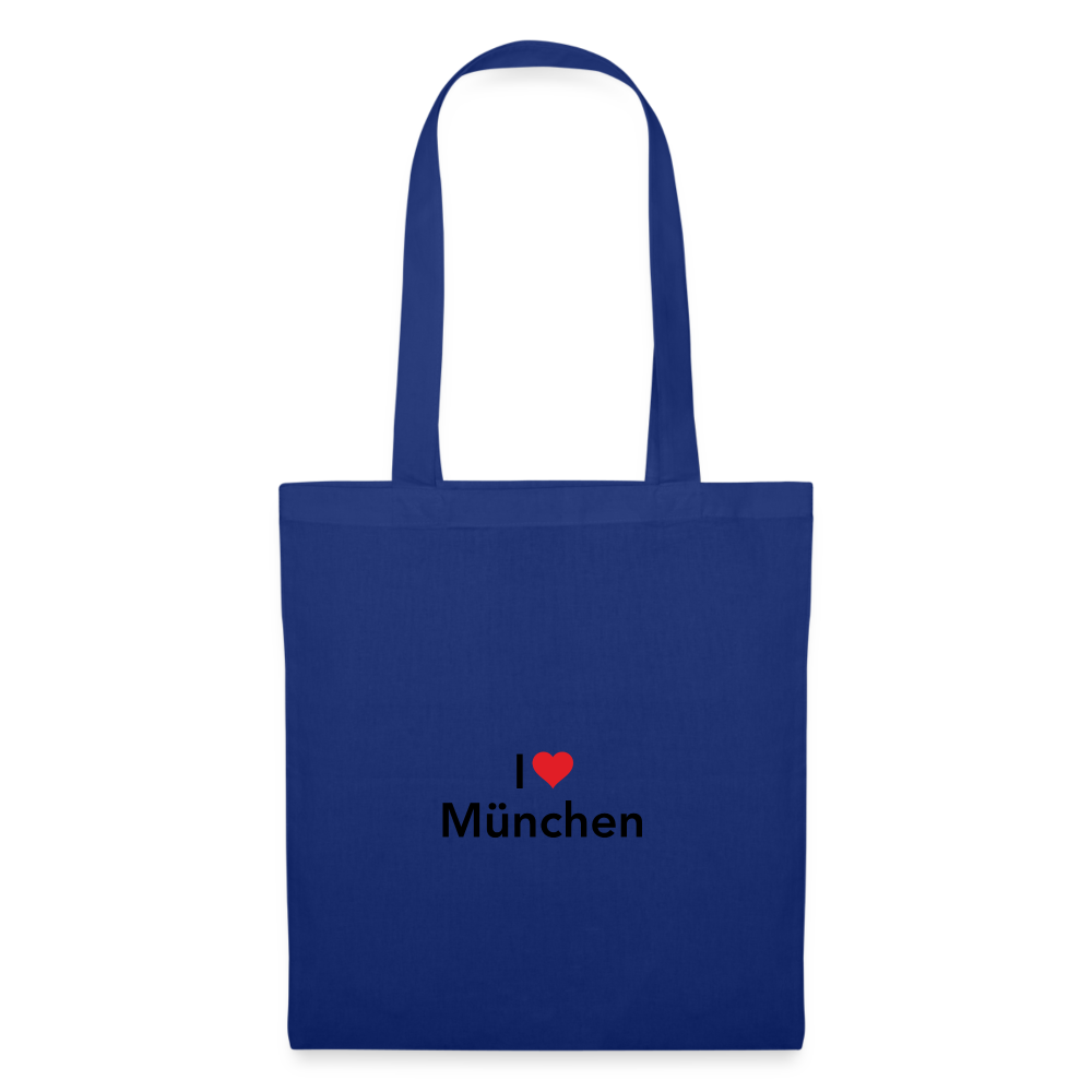 Tote Bag "I Love München" Bright Edition - Royalblau