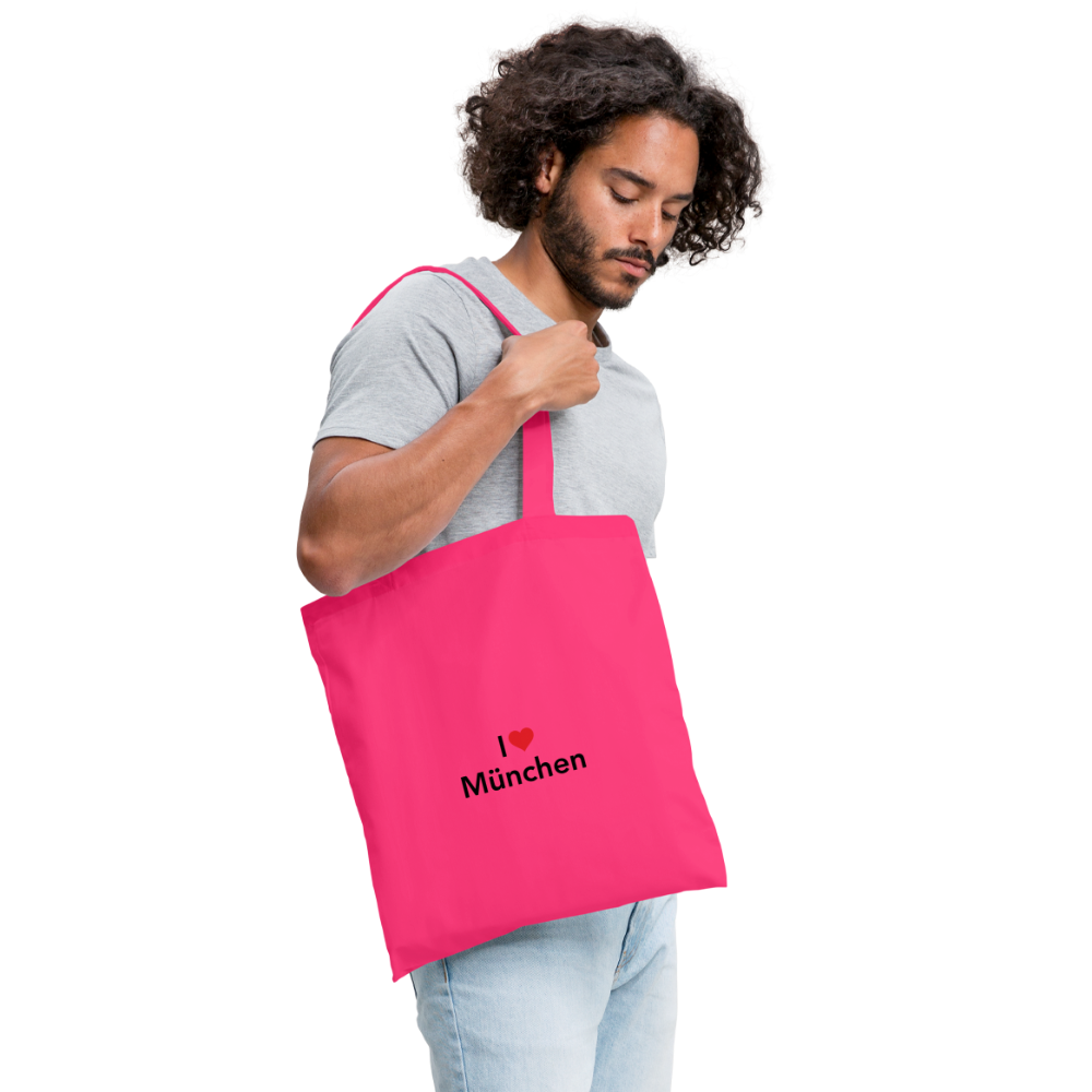 Tote Bag "I Love München" Bright Edition - Azalea