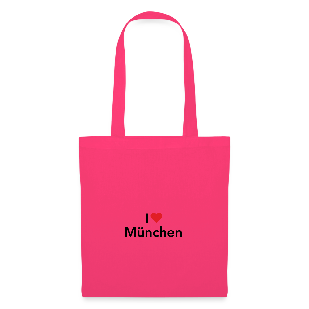 Tote Bag "I Love München" Bright Edition - Azalea
