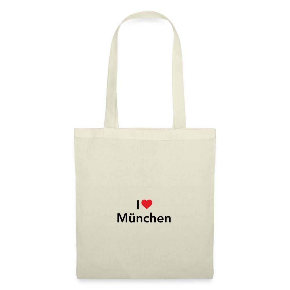 Tote Bag "I Love München" Bright Edition - Natur